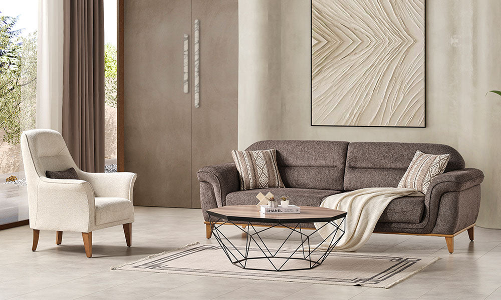 Bodrum Modern Sırt Mekanizmalı Koltuk Takımı