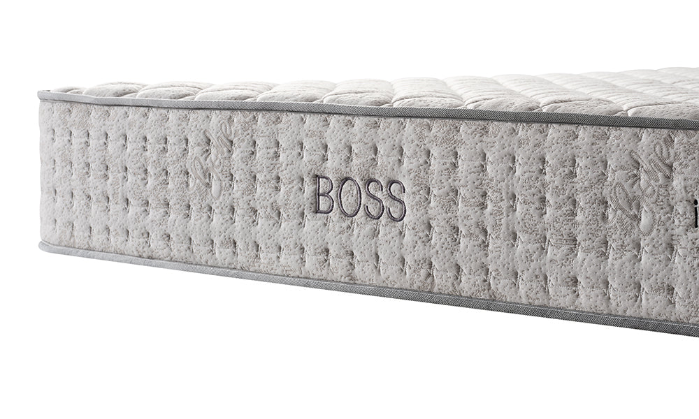 Boss Modern Yatak nefes alabilen örme kumaşı ve yan panel detay görünümü