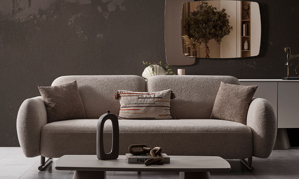 calve modern üçlü koltuk