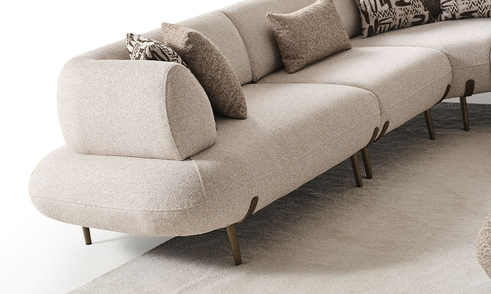 Candy Maxi Modern Yataklı Köşe Koltuk Takımı (375 x 435 cm)