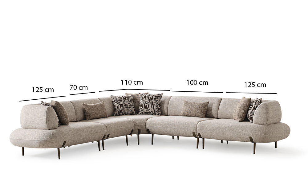 Candy Modern Yataklı Köşe Koltuk Takımı