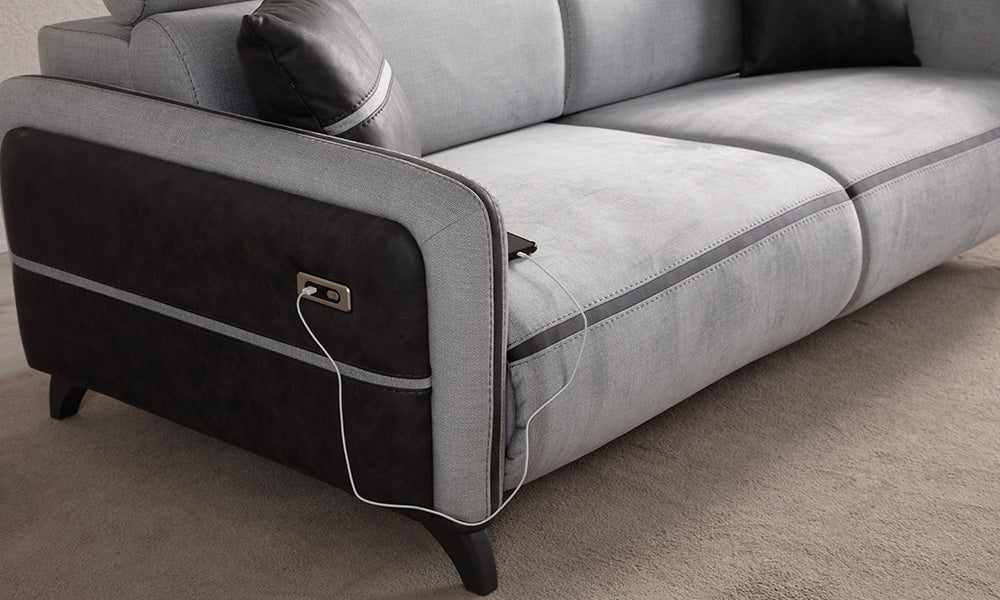 delhi motorlu uclu koltuk