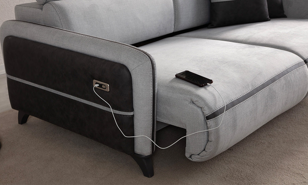 delhi motorlu uclu koltuk