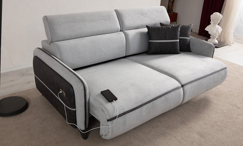 delhi motorlu uclu koltuk