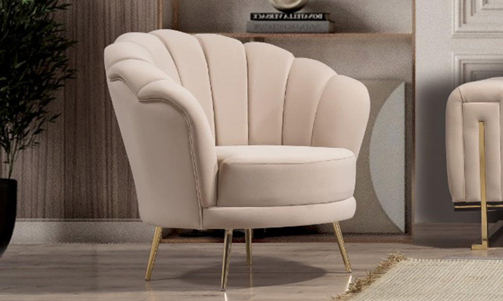 salda modern sirt mekanizmali metal ayakli berjer