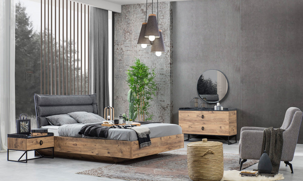 loft yatak odasi takimi