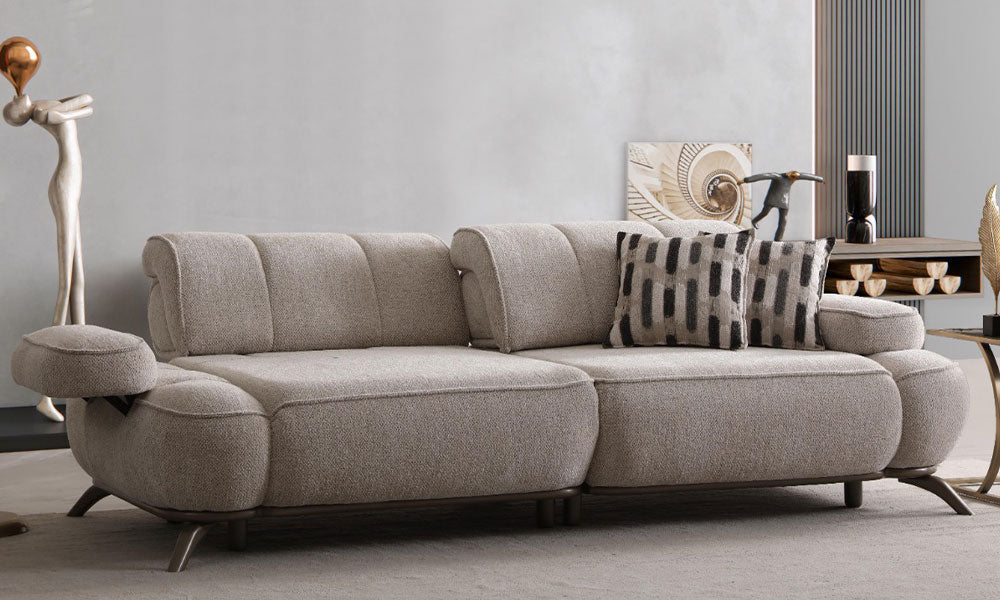 Loren Modern Üçlü Koltuk