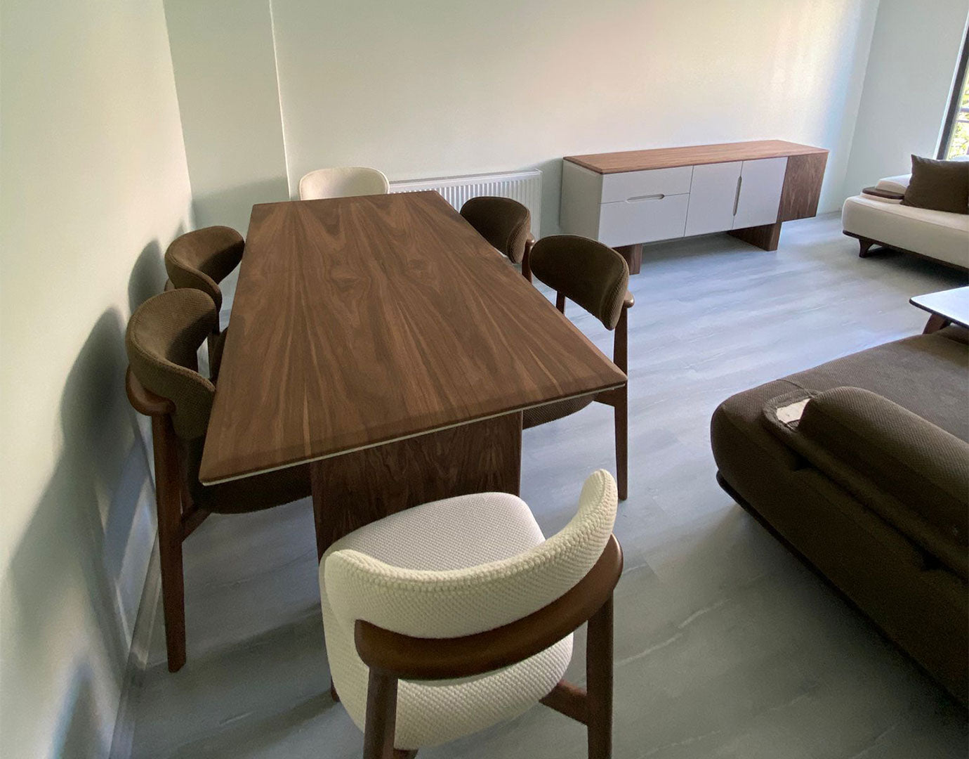 lotus yemek odası takımı müşteri teslimatı