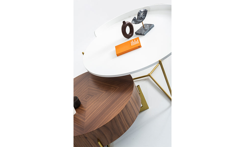 pera 2li yuvarlak orta sehpa