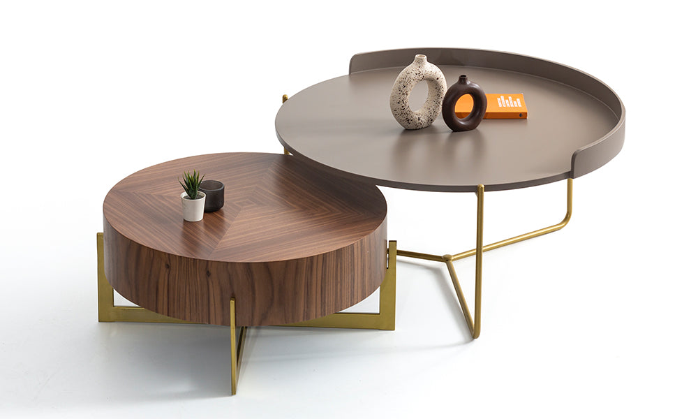 pera 2li yuvarlak orta sehpa