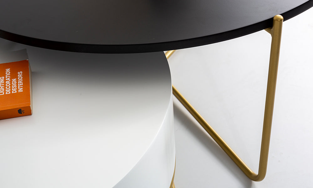 pera 2li yuvarlak orta sehpa