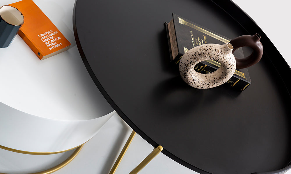 pera 2li yuvarlak orta sehpa