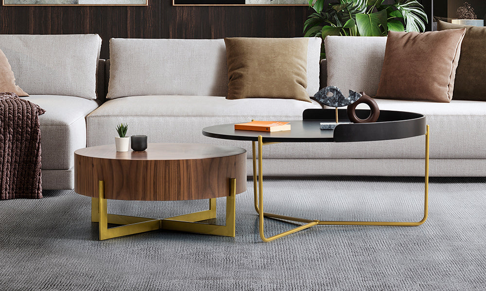 pera 2li yuvarlak orta sehpa