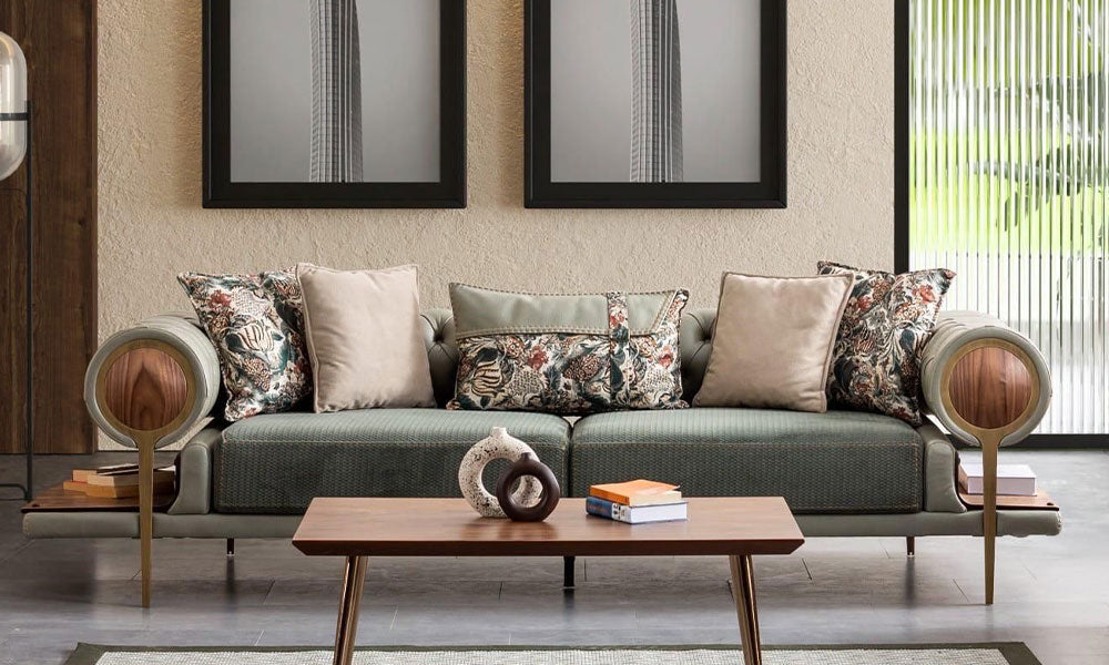 Rover Modern Üçlü Koltuk