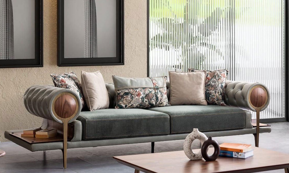 Rover Modern Üçlü Koltuk