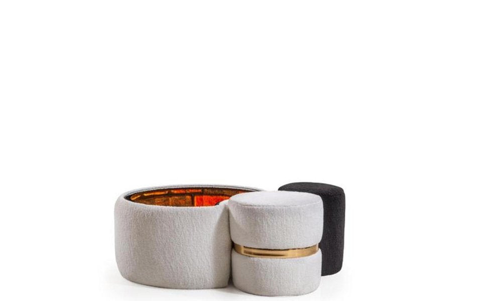 sonsuz boyutlu camli orta sehpa