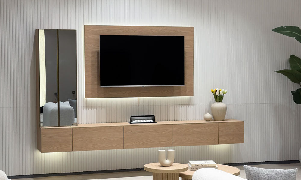 Uçan Tv Ünitesi (Meşe)