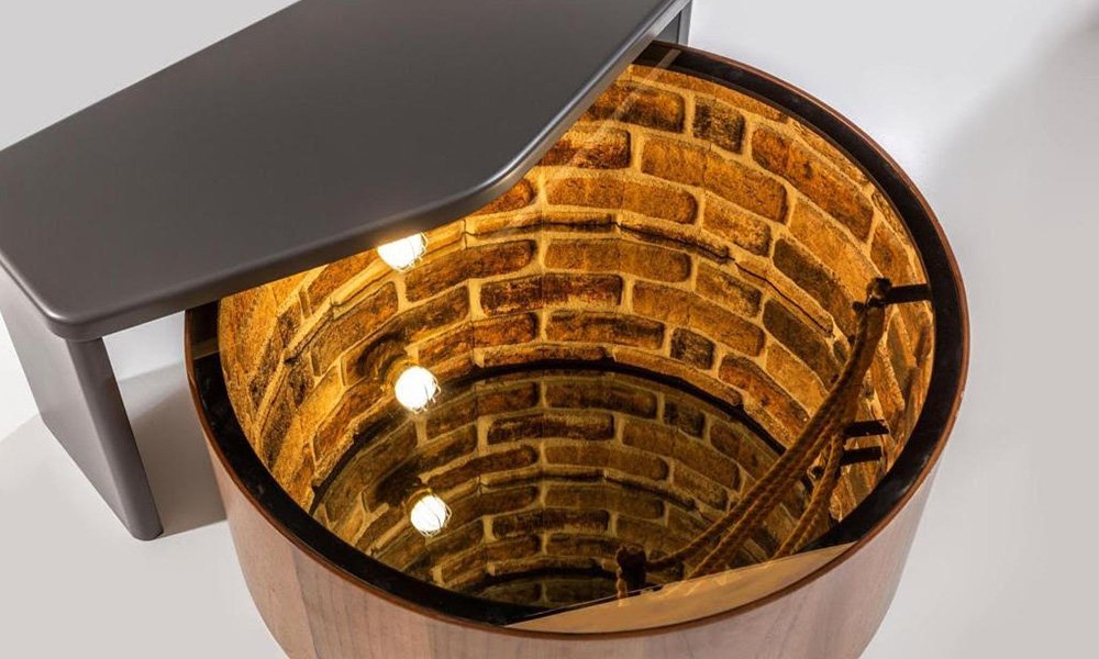 wood uc boyutlu orta sehpa