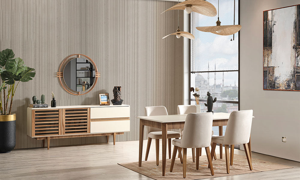 tibet yemek odasi takimi