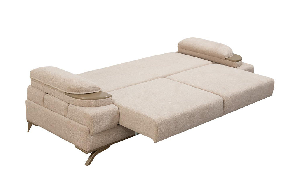 Marsilya Yataklı Üçlü Koltuk