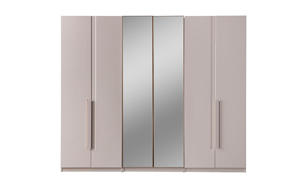 Tetra Modern 6 Kapaklı Gardrop