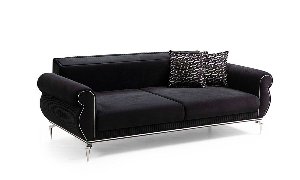 Versace Modern Üçlü Koltuk