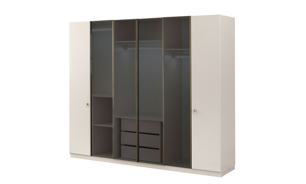 Tetra Modern 6 Kapaklı Gardrop