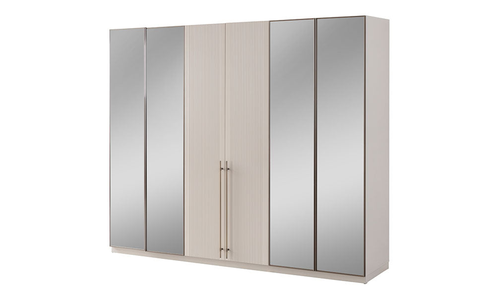 Antik Modern 6 Kapaklı Gardrop