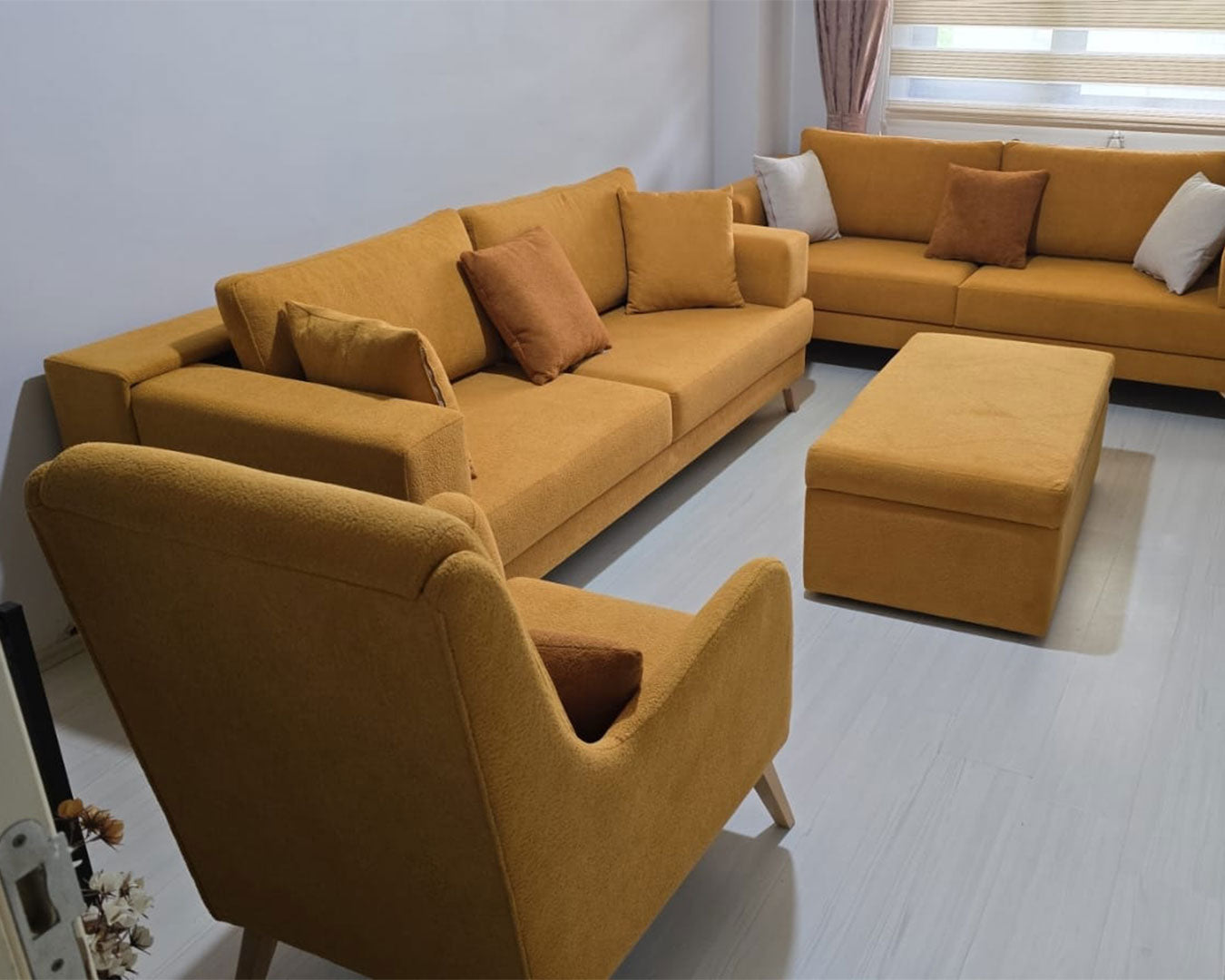 aqua koltuk takımı müşteri teslimatı