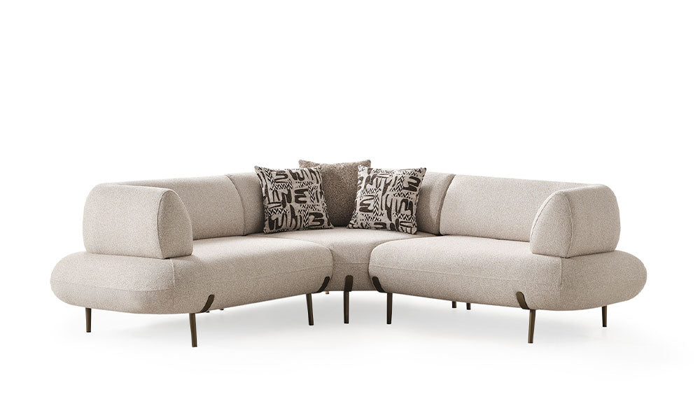 Candy Modern Minis Yataklı Köşe Koltuk Takımı (235 x 235cm)
