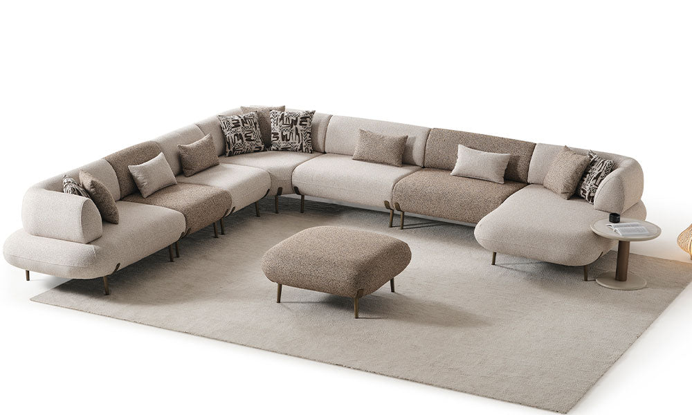 Candy Modern Yataklı U Köşe Koltuk Takımı