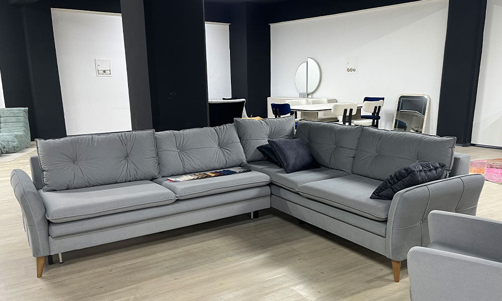 Lavin Modern  Köşe Koltuk Takımı 240x290cm (Teşhir )