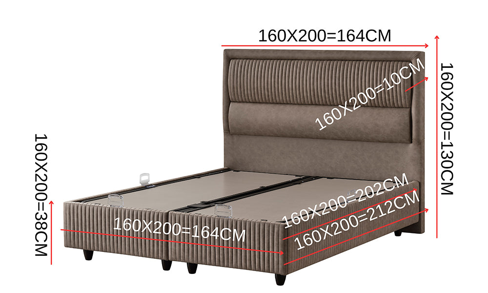 Maya Modern Baza Başlık ve Yatak Set