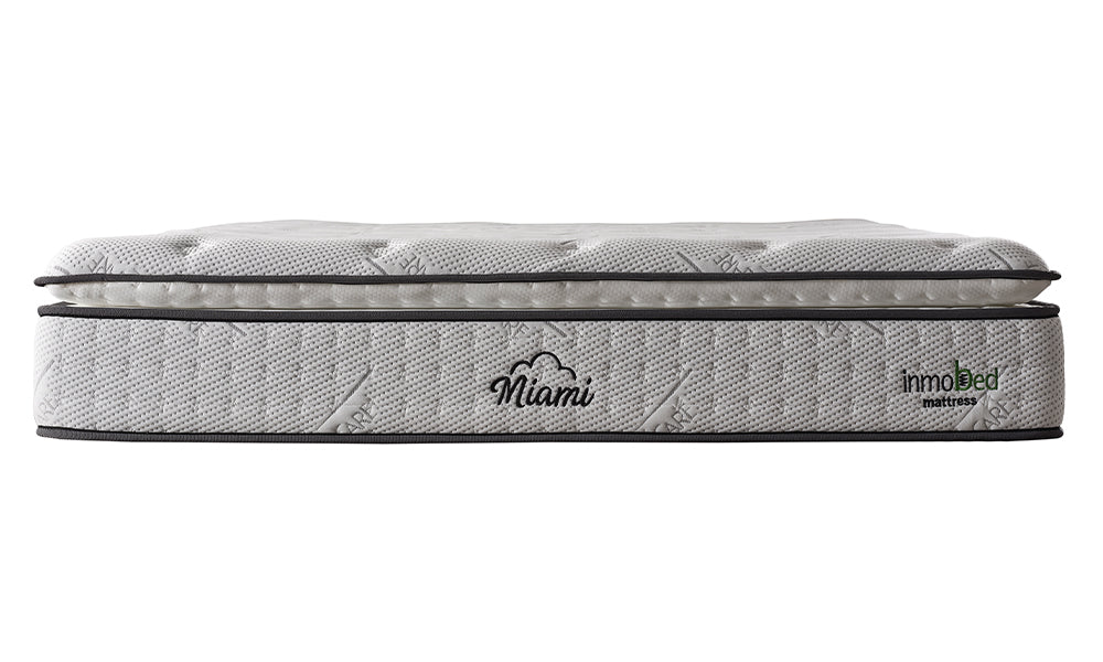 Miami Modern Yatak pedli üst katman ve yan panel görünümü