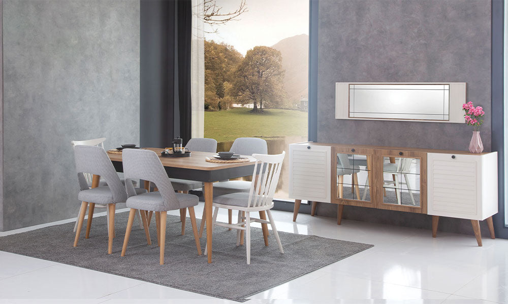 Verona Modern Yemek Odası Takımı | Yemek Odası Modelleri