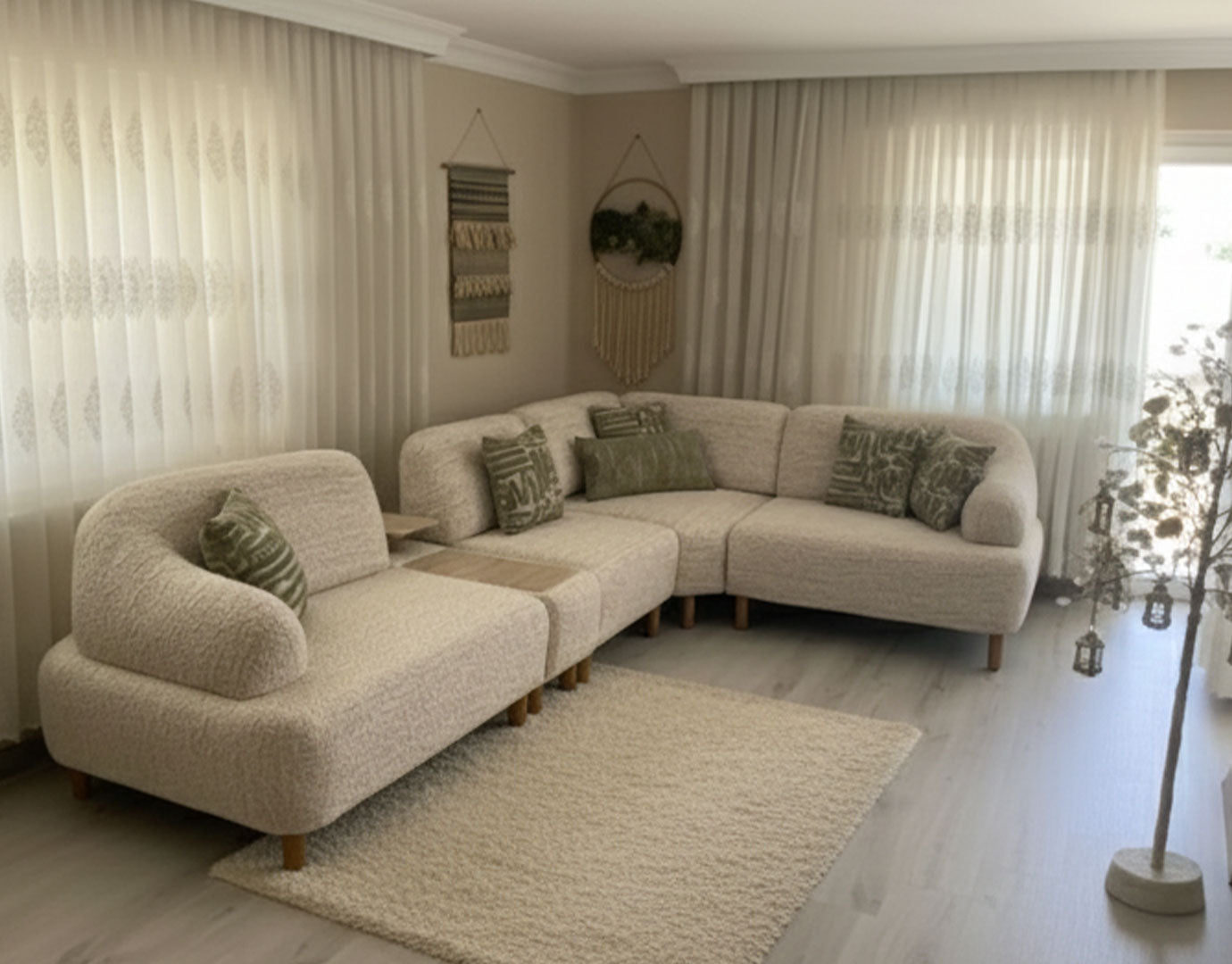 osaka köşe koltuk takımı müşteri teslimatı