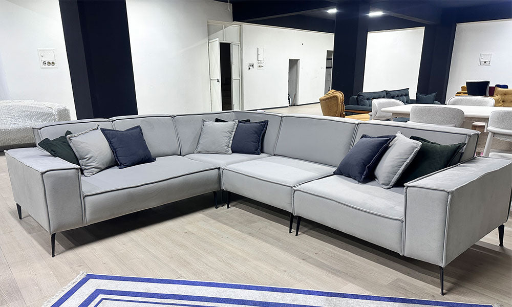Parma Modern Özel Ölçü Köşe Koltuk Takımı(290x245) (Teşhir)