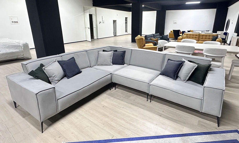 Parma Modern Özel Ölçü Köşe Koltuk Takımı(290x245) (Teşhir)