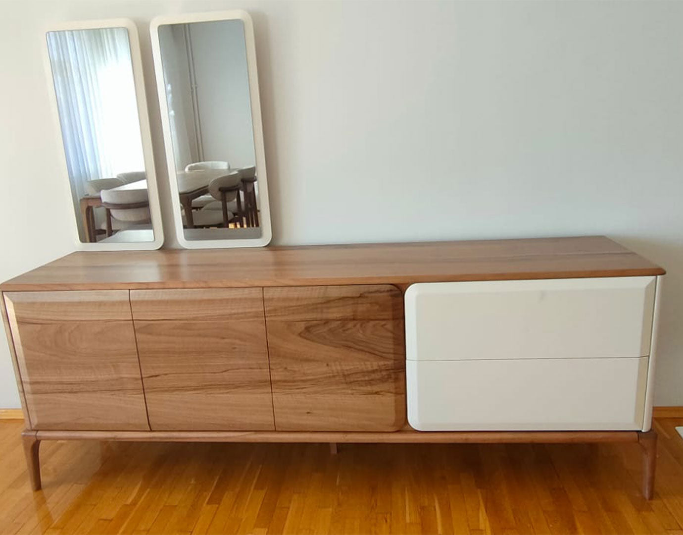 retro yemek odası müşteri teslimatı