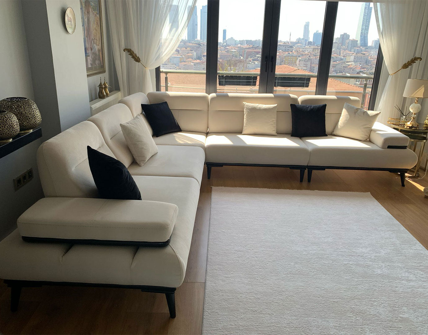 safir köşe koltuk takımı müşteri teslimatı