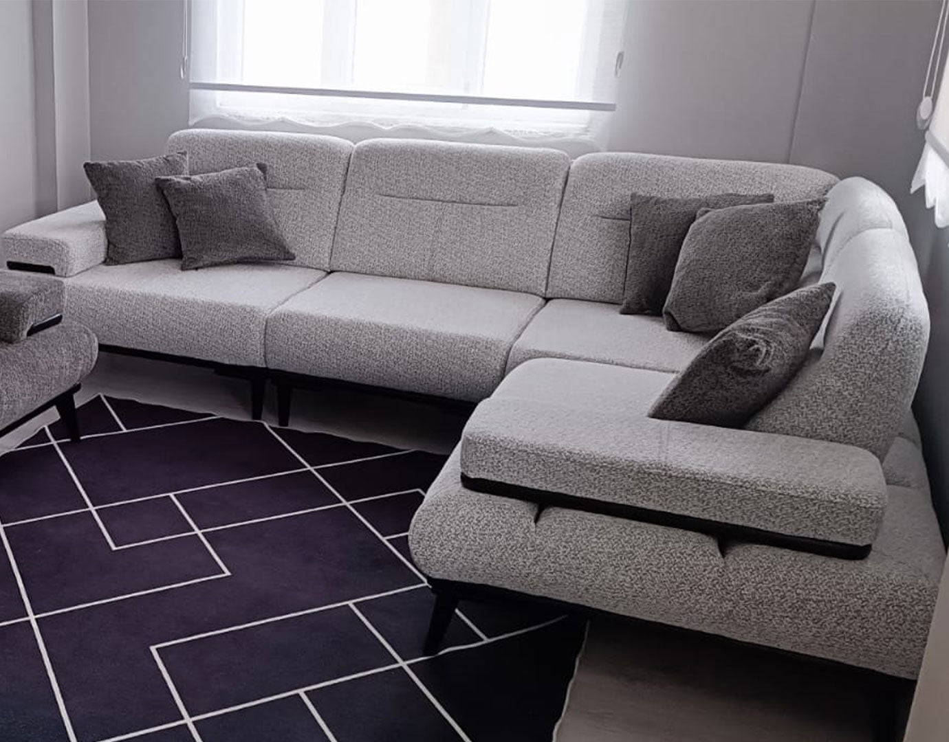 safir köşe koltuk takımı müşteri teslimatı