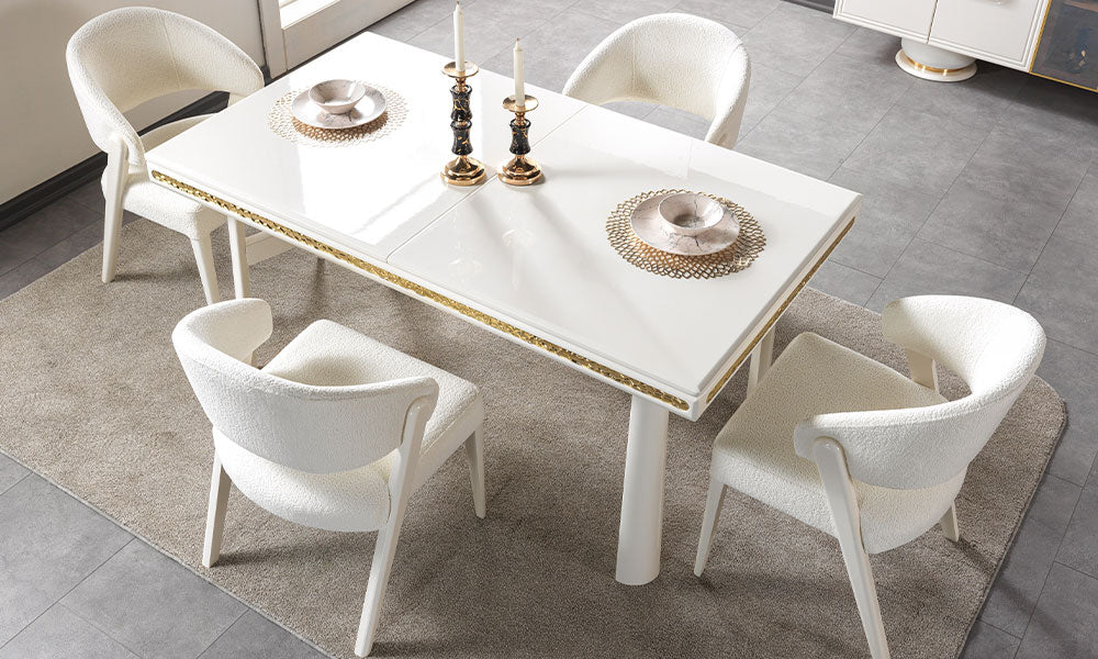 zero luxury yemek masası