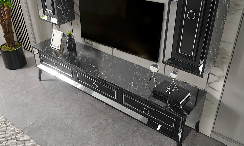 Granit Silver Luxury Tv Ünitesi